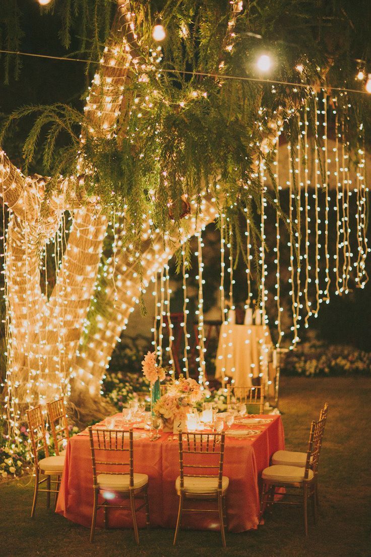 fall wedding idea reception ideas for lighting and diy decoration