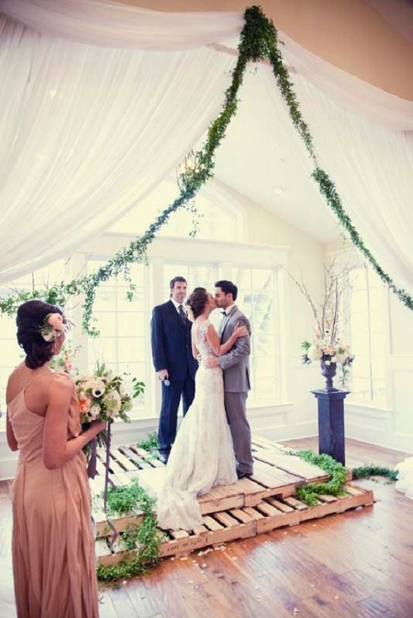 garden wedding ceremony arch ideas