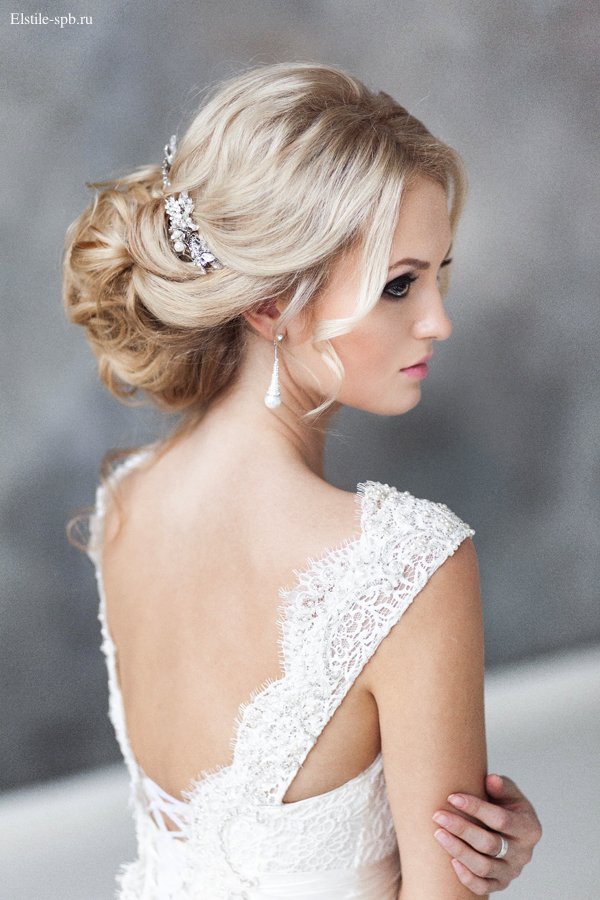 ombre wedding updo hairstyle