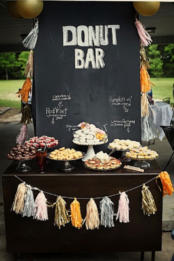 pie bar wedding decor ideas