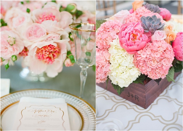 pink wedding decor ideas