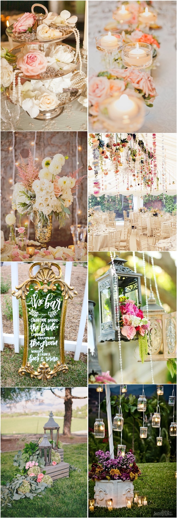 rustic chic vinatge wedding decor ideas