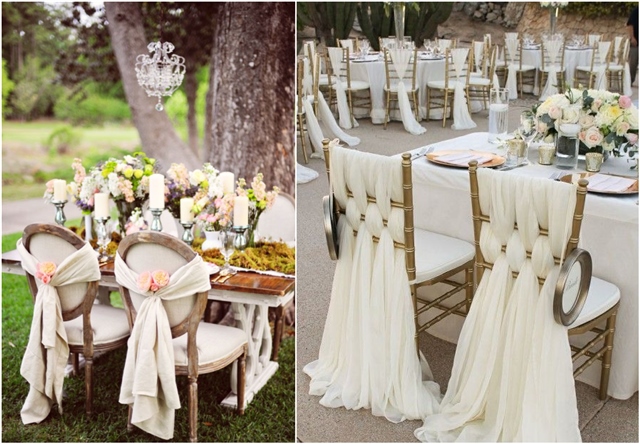 rustic wedding chair decor