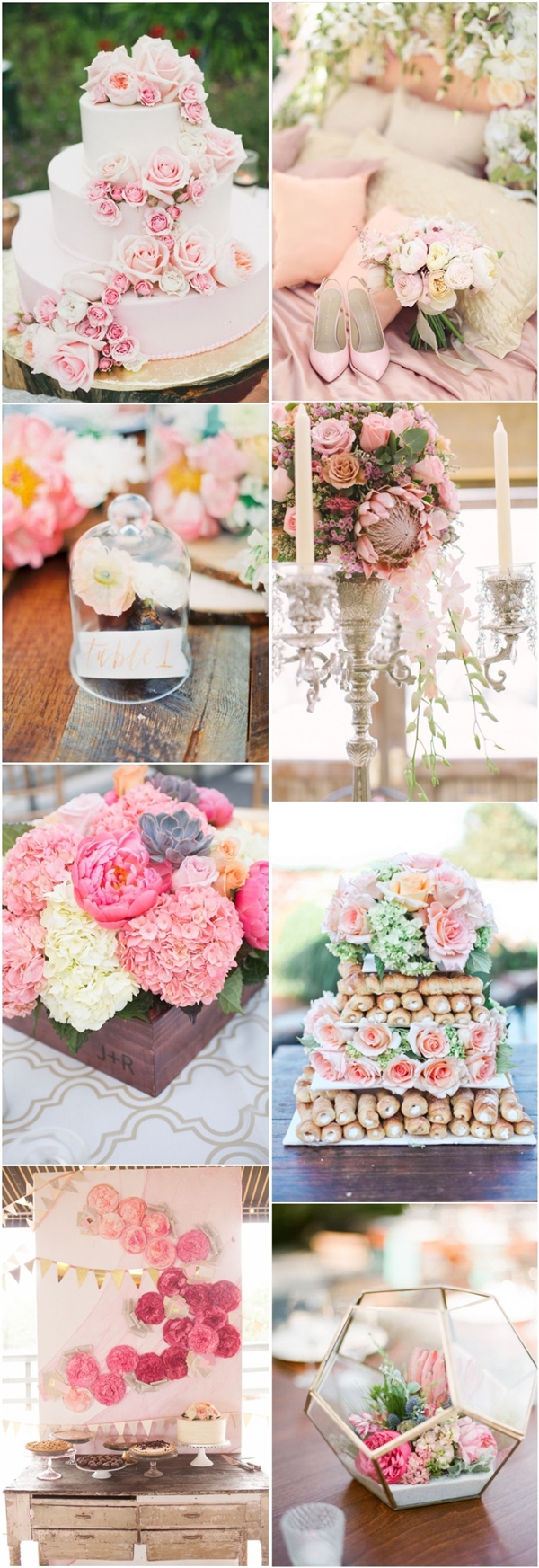 spring summer pink wedding color ideas