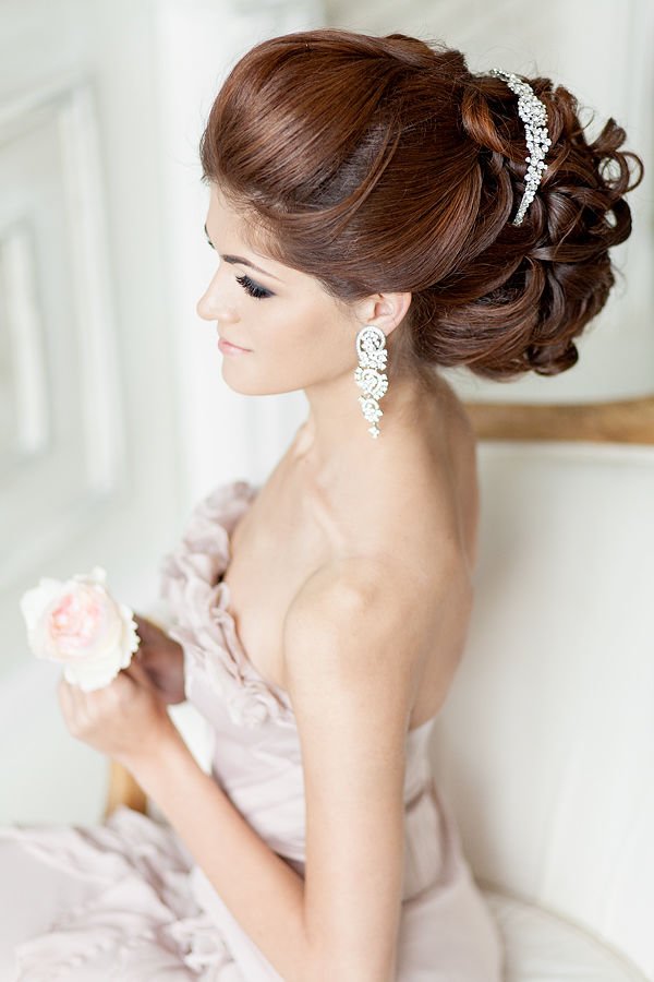 updo wedding hairstyle