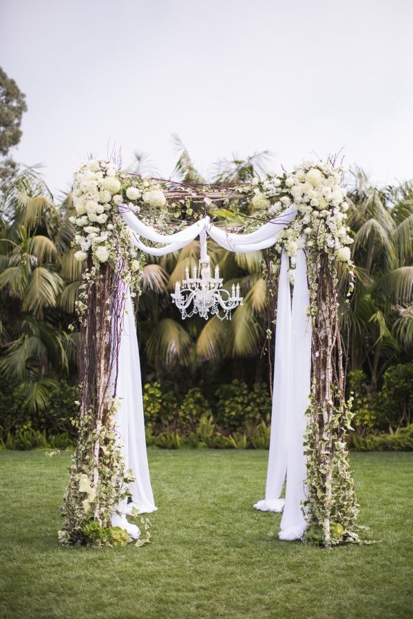 vintage wedding arch decor