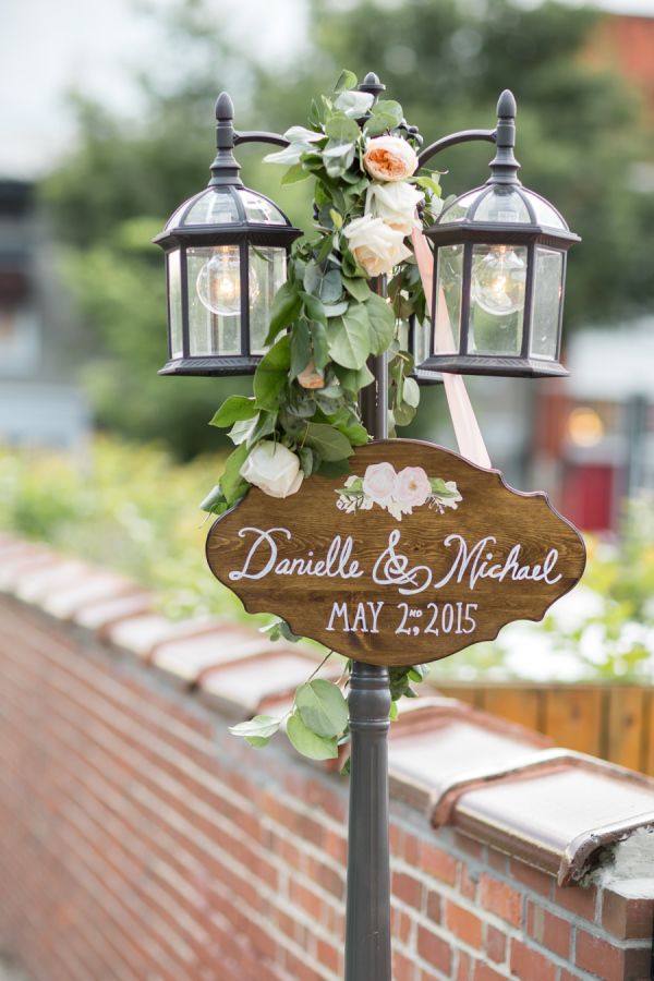 vintage wedding sign decor