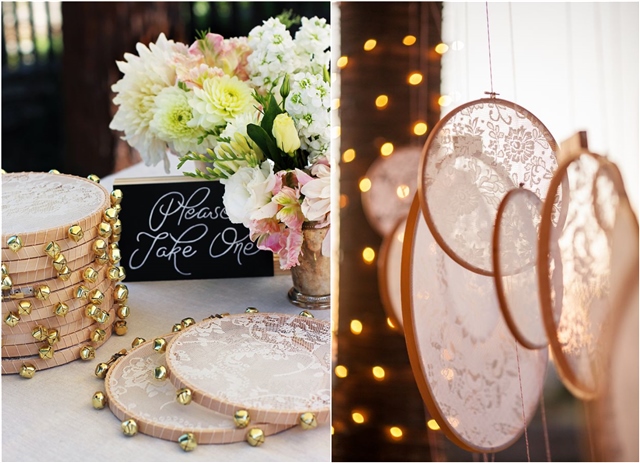 Boho Embroidery Hoops Wedding Decor Ideas