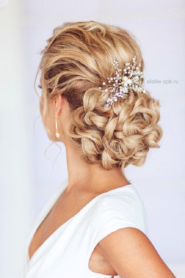 braided wedding updo hairstyle