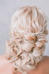 curly wedding updo hairstyle