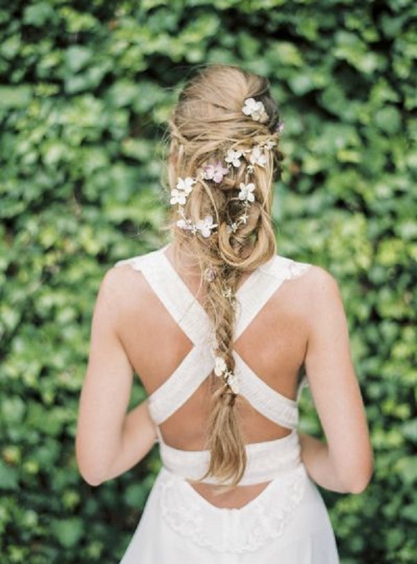 long braid wedding hairstyles for long hair