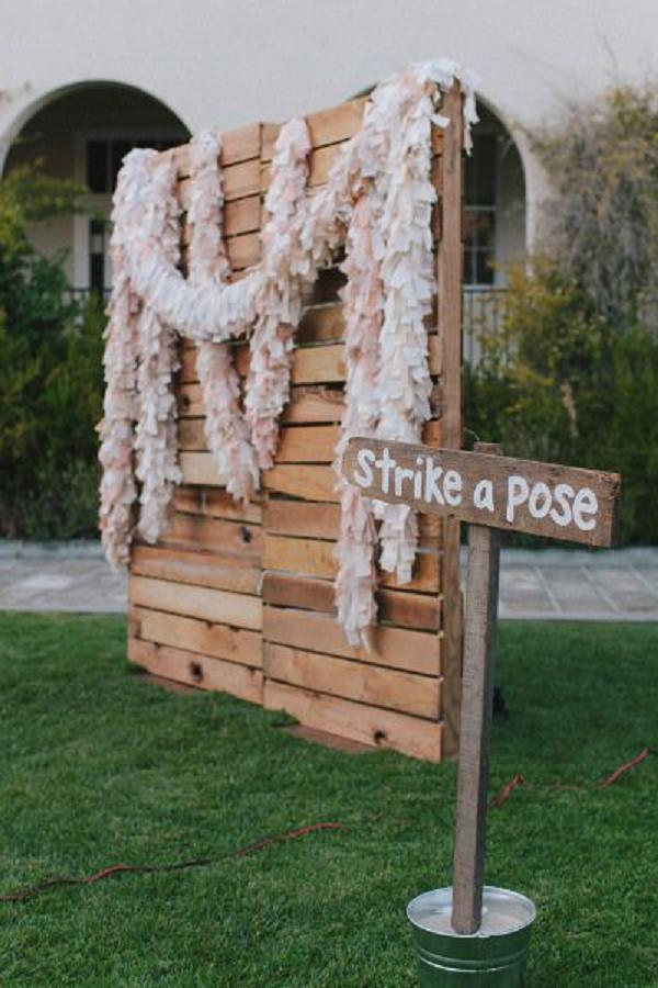 rustic diy backyard bash