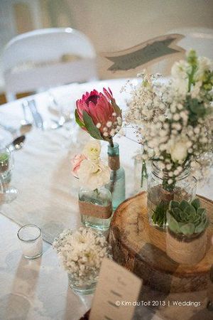 Protea Rustic Table Centrepiece