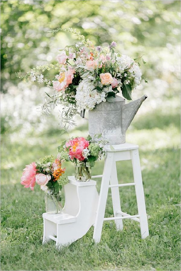 vintage ceremony decor idea