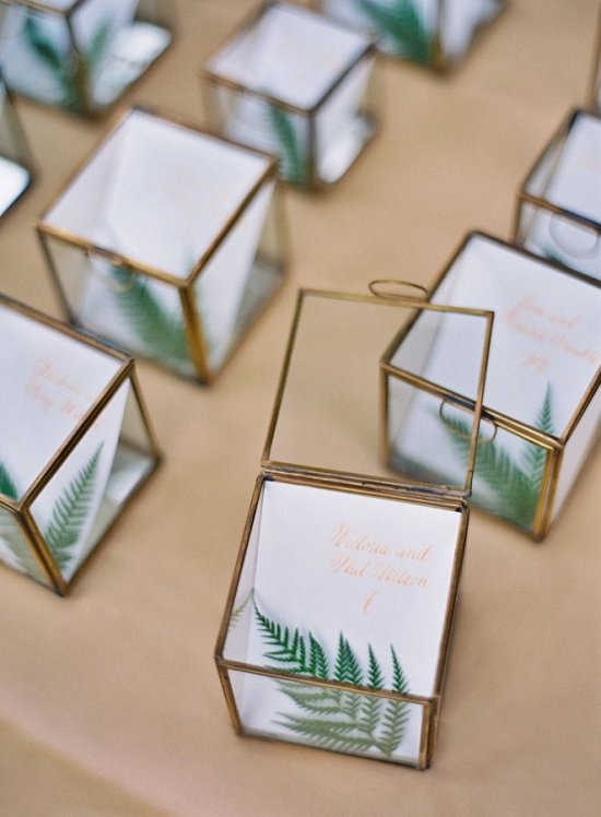 Fern wedding favor ideas