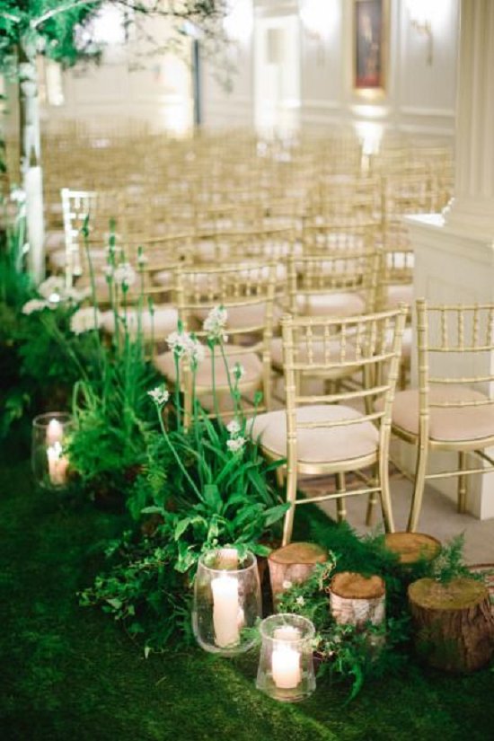 secret garden indoor wedding arch ideas