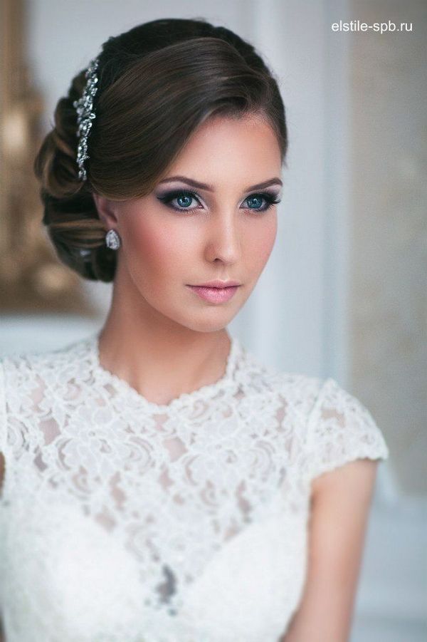 Long Wedding Hairstyles and Bridal Updo Hairstyles for Long Hair from elstile-spb 23