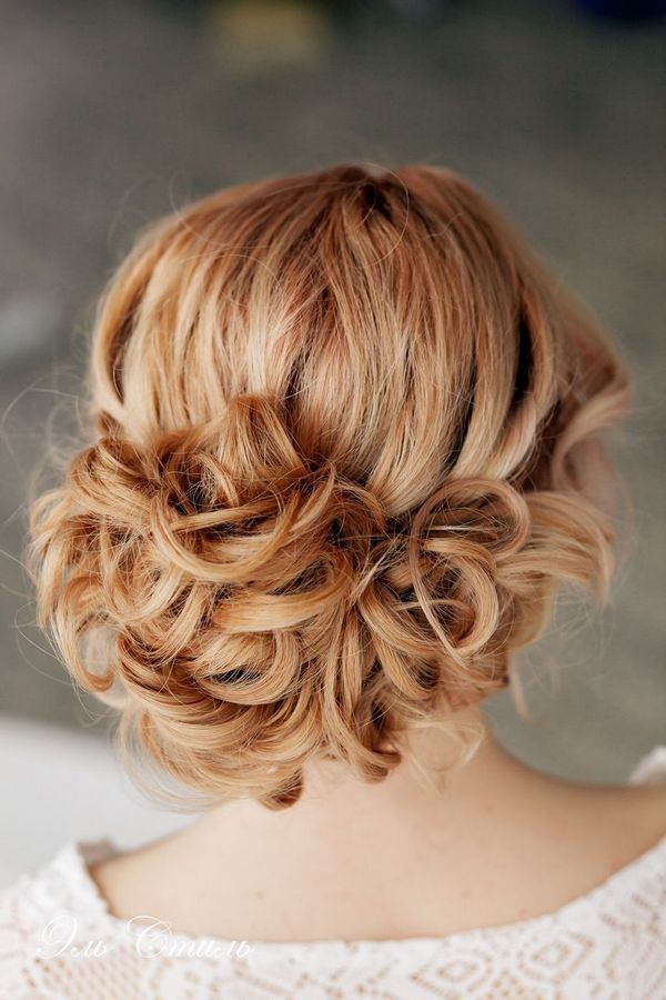 Long Wedding Hairstyles and Bridal Updo Hairstyles for Long Hair from elstile-spb 27