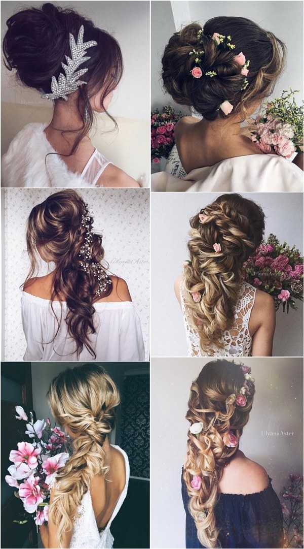 Ulyana Aster Wedding Updos and Long Wedding Hairstyles