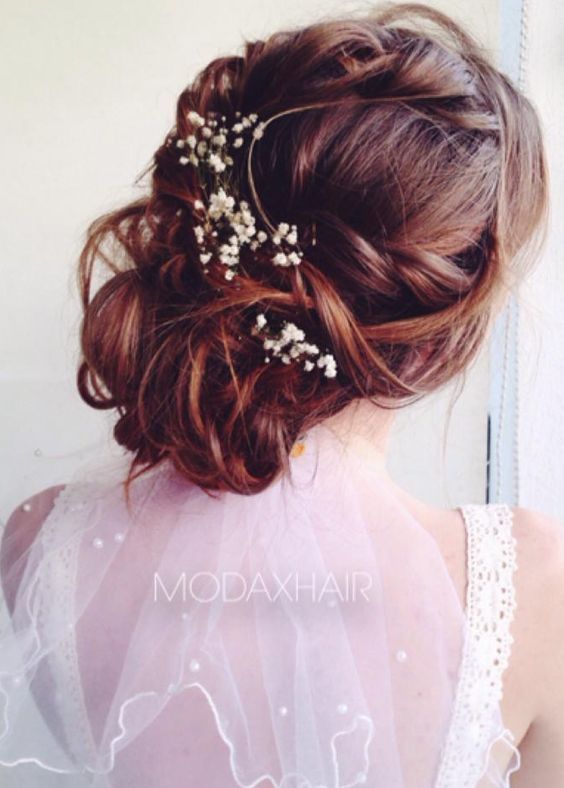 Ulyana Aster wedding updo