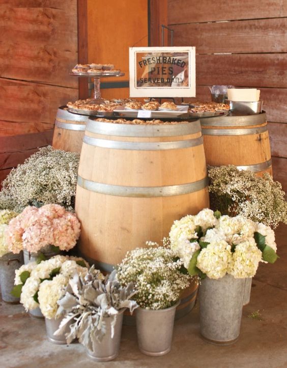 rustic country barn wedding decor ideas