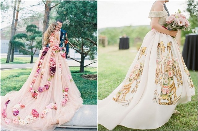 Floral Wedding Dresses
