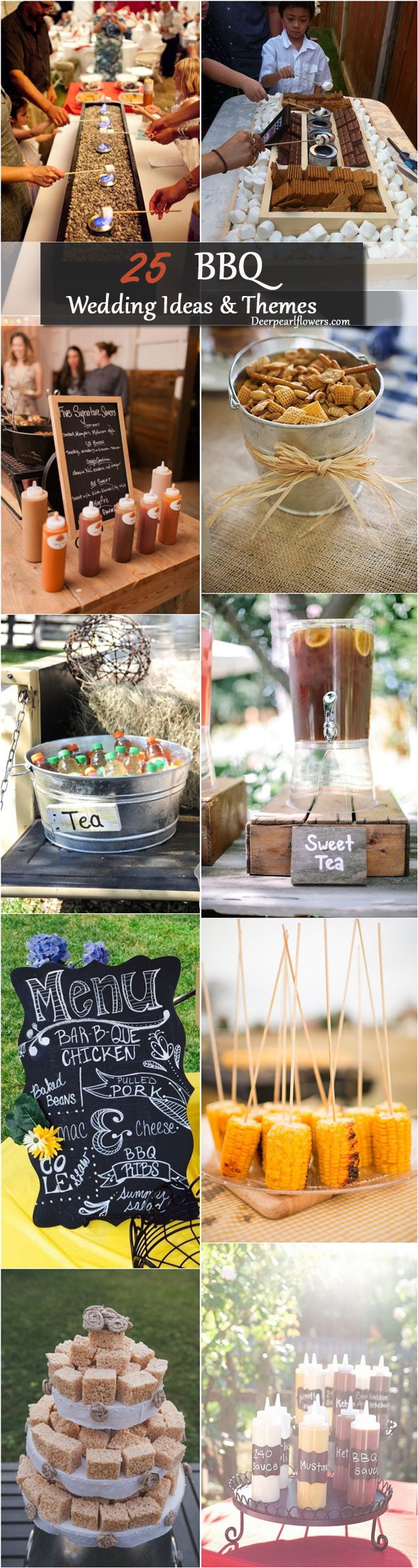 Rustic BBQ Barbecue Wedding Ideas