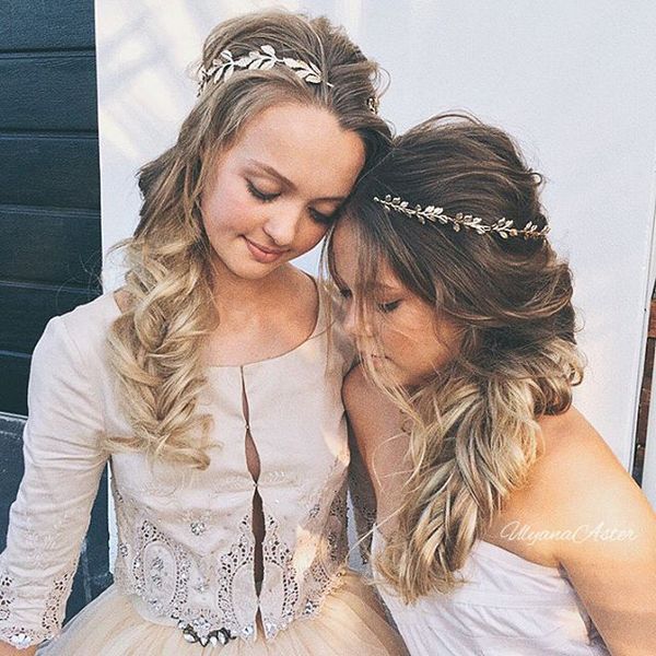 Ulyana Aster Long Bridal Hairstyles for Wedding_10 ❤ See More: http://www.deerpearlflowers.com/long-wedding-hairstyleswe-absolutely-adore/