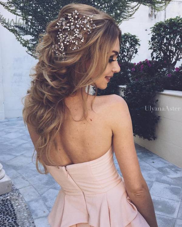 Ulyana Aster Long Bridal Hairstyles for Wedding_21 ❤ See More: http://www.deerpearlflowers.com/long-wedding-hairstyleswe-absolutely-adore/