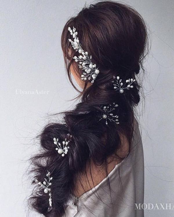 Ulyana Aster Long Bridal Hairstyles for Wedding_22 ❤ See More: http://www.deerpearlflowers.com/long-wedding-hairstyleswe-absolutely-adore/