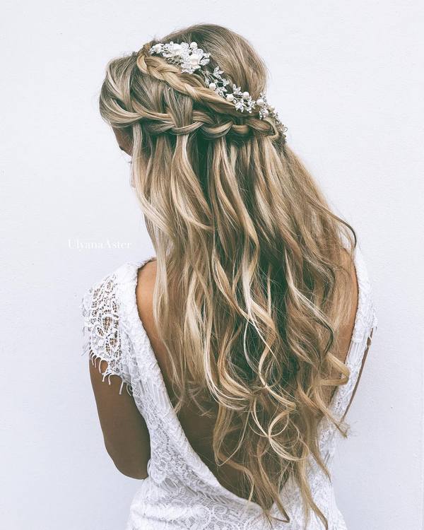 Ulyana Aster Long Bridal Hairstyles for Wedding_24 ❤ See More: http://www.deerpearlflowers.com/long-wedding-hairstyleswe-absolutely-adore/