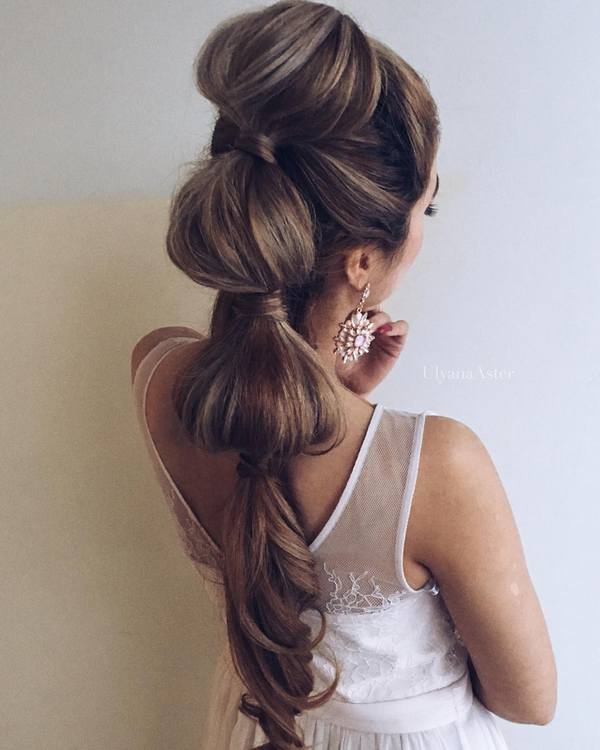 Ulyana Aster Long Bridal Hairstyles for Wedding_28 ❤ See More: http://www.deerpearlflowers.com/long-wedding-hairstyleswe-absolutely-adore/