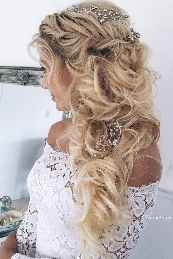 Ulyana Aster Long Wedding Hairstyles & Updos 12