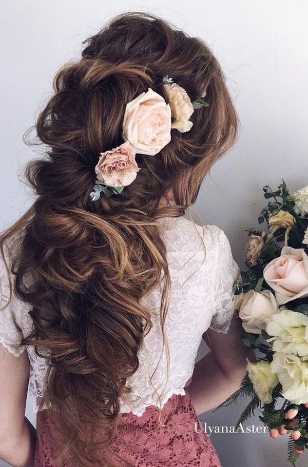 Ulyana Aster Long Wedding Hairstyles & Updos 13