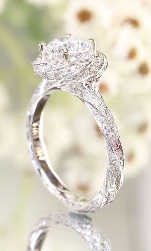 twist engagement ring