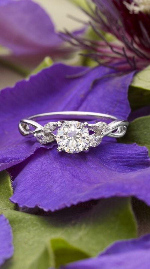 twisted engagement ring from BrilliantEarth