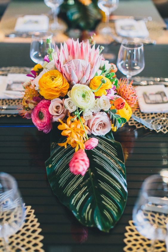 30 Tropical Leaf Greenery Wedding Decor Ideas | 🌴 - Part 2