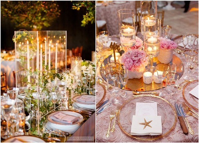 Candle Wedding Decor Ideas