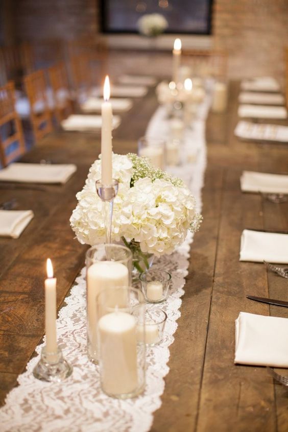 Chic rustic wedding centerpiece via SARAH POSTMA PHOTOGRAPHY