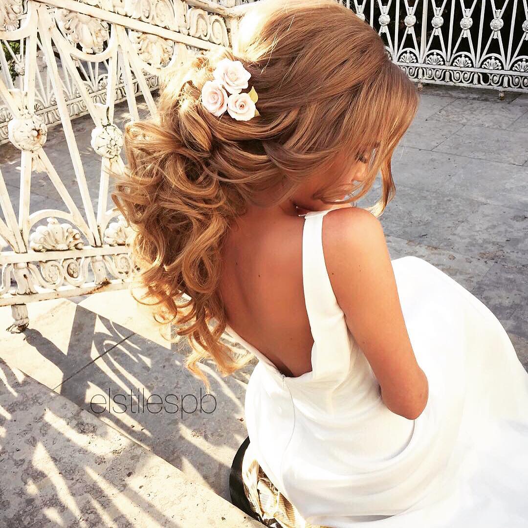 ELSTILE long wedding hairstyle