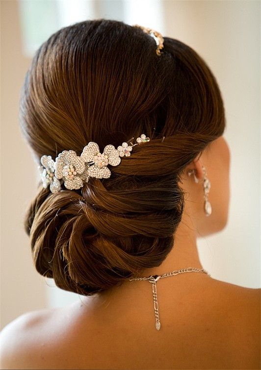 Elegant bun wedding hair ideas