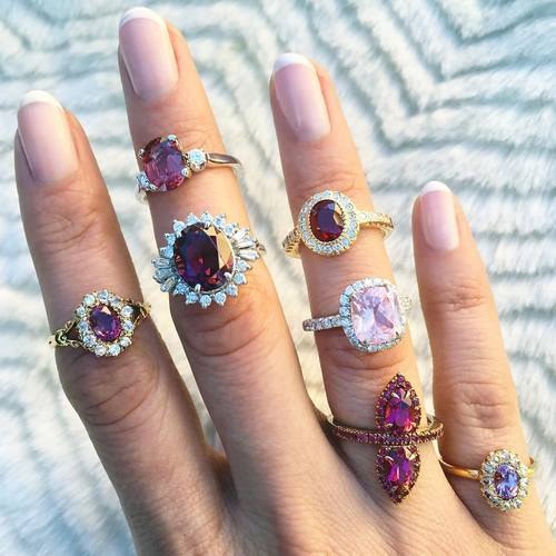 Trend We Love: 20 Floral-Inspired Engagement Rings 19 Engagement ring and wedding rings from Jewels by Grace 03