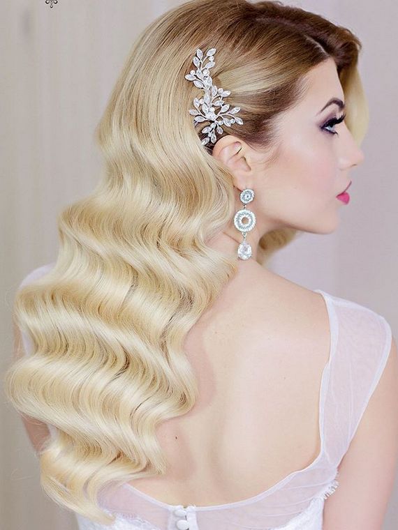 Long wedding hairstyles and wedding updos from Websalon Weddings