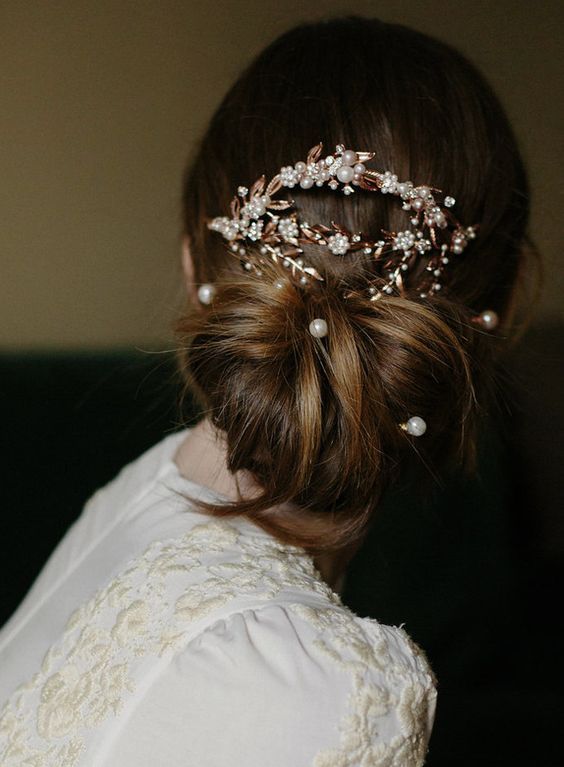 Long wedding hairstyle idea via Erica Elizabeth Koesler