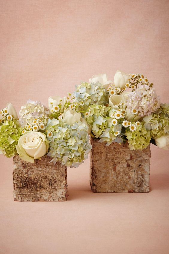 Pretty floral arrangements