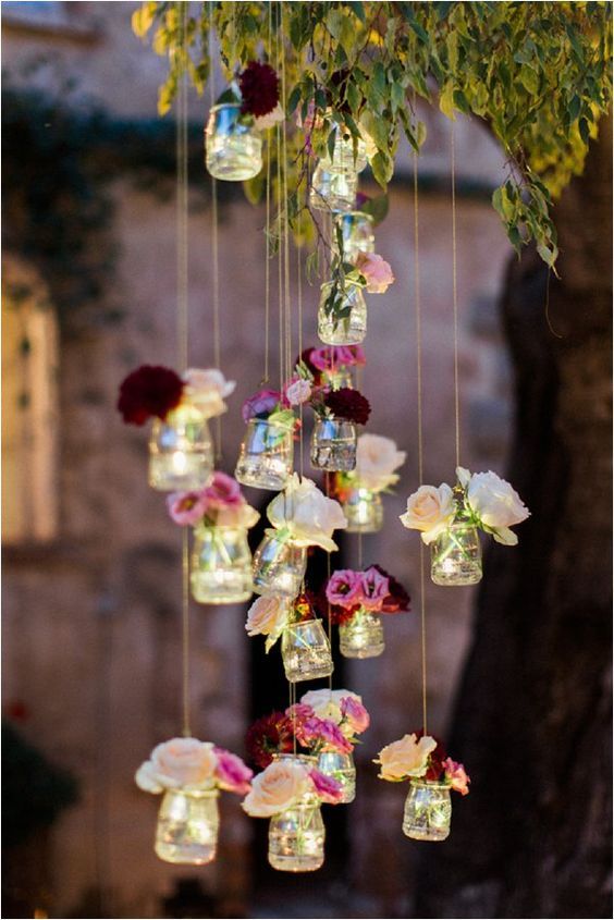 Trends We LOVE: 40 Hanging Wedding Decor Ideas 12 Rustic and regal summer wedding decorations