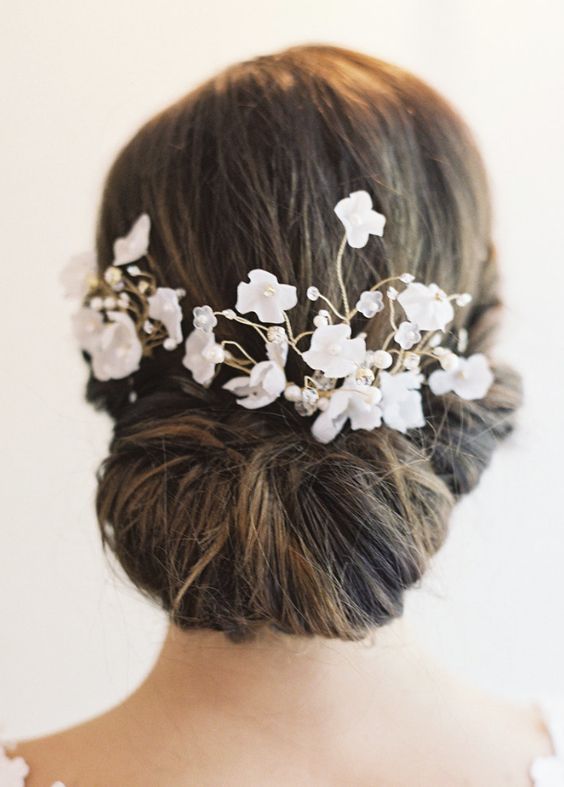 Wedding hairstyle idea via Erica Elizabeth Koesler