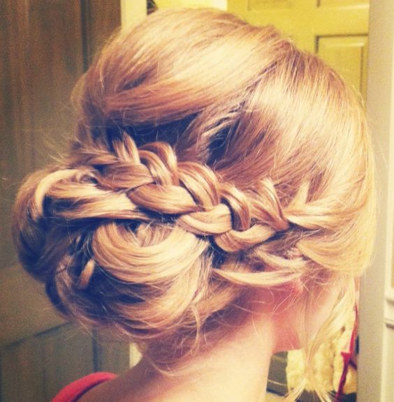 Wedding hairstyle idea via Hair and Makeup by Steph