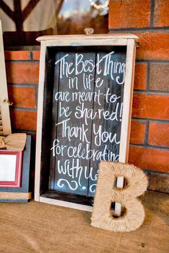 country wedding signs