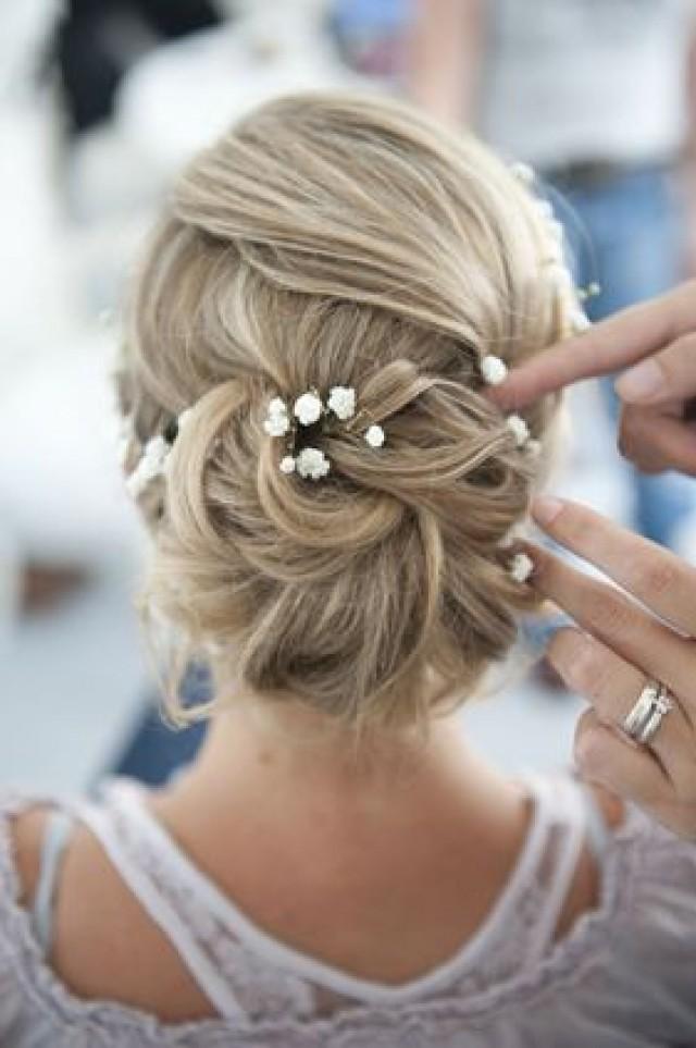 elegant bridal updo hairstyle